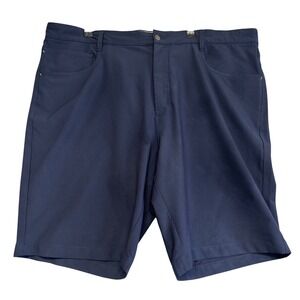 FootJoy Mens 42 Performance Golf Shorts Navy Blue Stretch 5-Pocket Lightweight